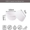 LIDOUK Cupcake Cases, Baking Cups, Greaseproof Paper Cases for Muffins