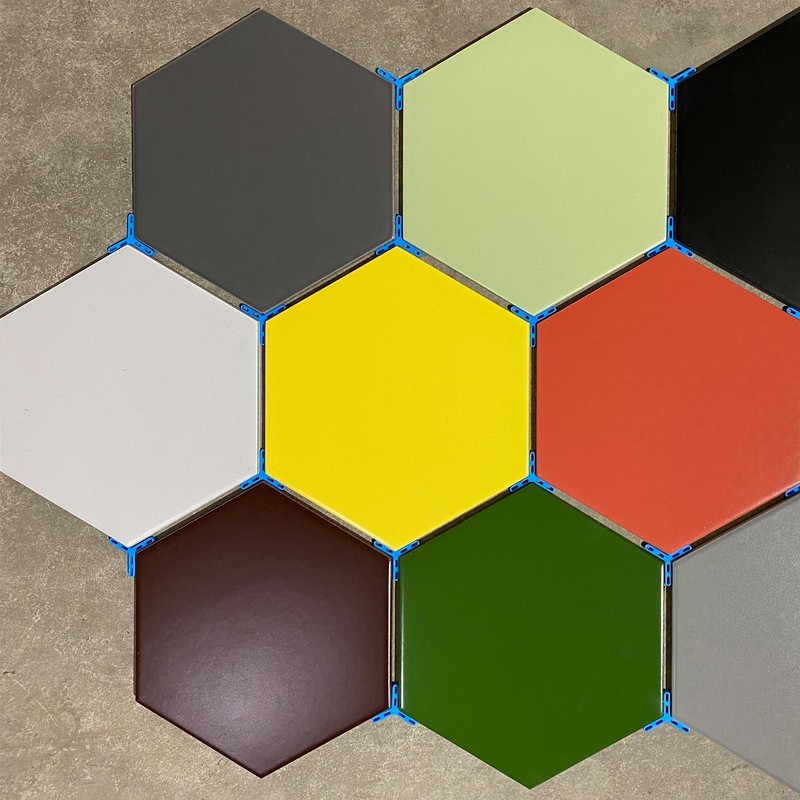 4.7mm (3/16") Hexagonal Tile Spacers 100 Pack Plastic Grout Spacers