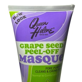 Queen Helene Grape Seed Peel-Off Masque Pore Purifier Cleans Evens Tone 6 oz NEW
