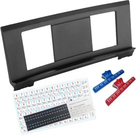 AzulySlec Music Stand for Sheet Music,Compatible with Yamaha PSR/YPT/KB/DGX Series,Includes 2 music book clip& Piano Keyboard Stickers for 37-88 Key Models