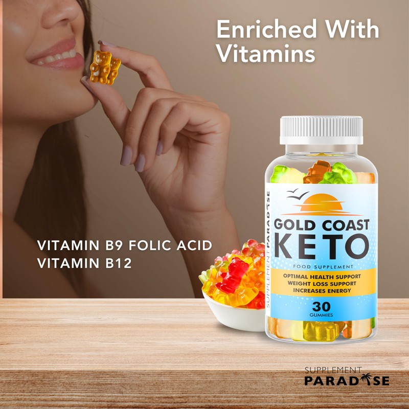 Gold Coast Keto Gummies - 30 Gummies/1 Month Supply -