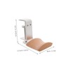 LABRIMP Wooden Headphone Stand Hanger Sturdy Solid Wood Earphone Holder