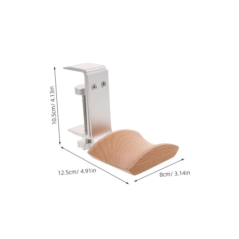 LABRIMP Wooden Headphone Stand Hanger Sturdy Solid Wood Earphone Holder