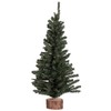Vickerman 12" Mini Pine Tree 152 Tips Wood Base