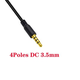 PIIHUSW 3.5mm Headphone Y Splitter Audio Cable, 4Poles 1 to 3 Way 3.5mm (1/8") TRRS AUX Stereo Jack 1 Male to 3 Female Adapter Cord for Earphone, Headset, Laptop, Phone (50cm) (3 Way)