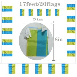 FFILL Ukrainians Banner Flag, Ukraine Mini Flag Small Banner, for Party, Shops and Bars Decorations, International Day Celebrations. (Ukraine)