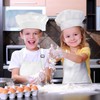 CHENGU 8 Pcs Kids Apron and Chef Hat Set Child