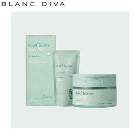 BLANC DIVA Relief Teatree Care Pad 130ml/70ea