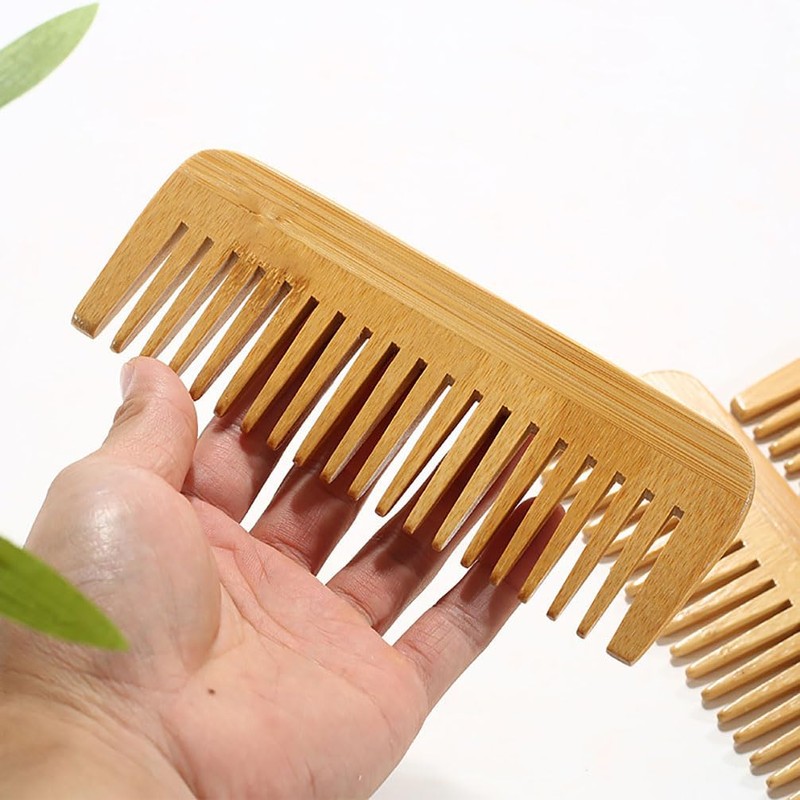 Morsafe Wooden Paddle Brush Nylon Bristle Mini Hair Brush and