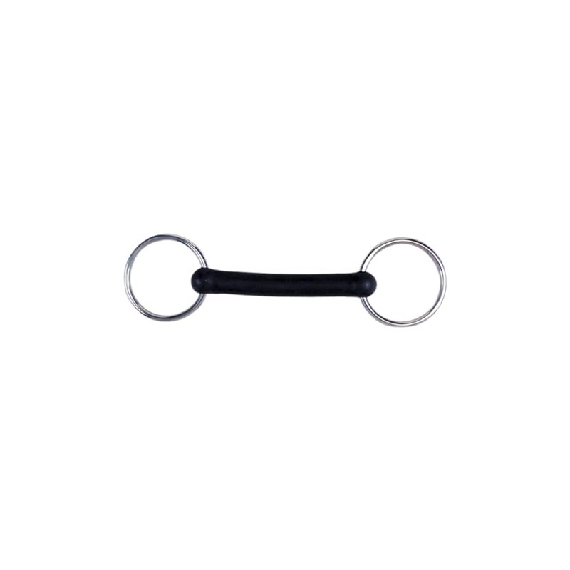Loose Ring Rubber Mouth Snaffle Durable Horse Bit (5 Inchs)