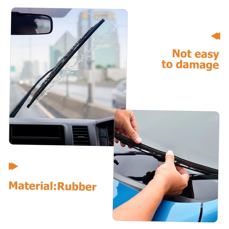 PACKOVE Windshield Wiper Blades 4pcs Window Wiper Strip Replacement Wiper