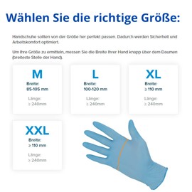 Ideall Grip + Orange Nitrile Gloves Medium - XXL Disposable Protective Gloves Powder-Free Latex Free 2.5x Thick Diamond Texture Nitrile Gloves Size XL Pack of 50 Colour: Orange