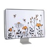 kwmobile Computer Monitor Cover Compatible with 24-26" monitor - Bees
