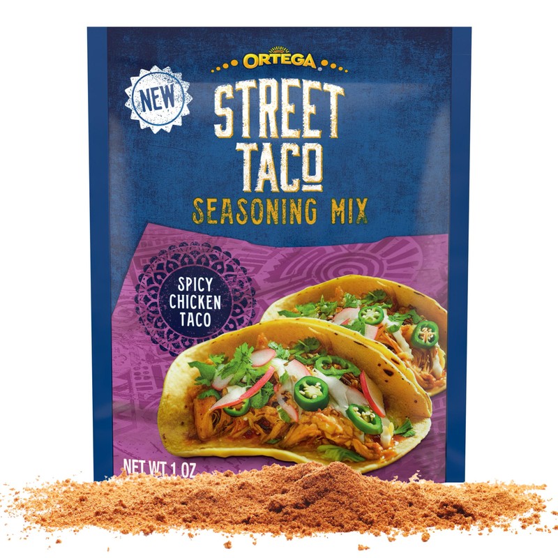 Ortega Street Taco Seasoning Mix, Spicy Chicken Taco, 1 Ounce