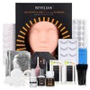 BEYELIAN- Kit de suministros para extensiones de pestañas: este kit