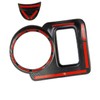 Fewshaw Carbon Fiber Style Center Console CupHolder Seat Heating Button