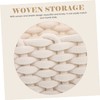 BIUDECO Cotton Storage Basket Set 2pcs Woven Small Baskets Toy