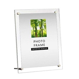 Modern Acrylic Photo Frame - Desktop/Free standing (6x8 inches)