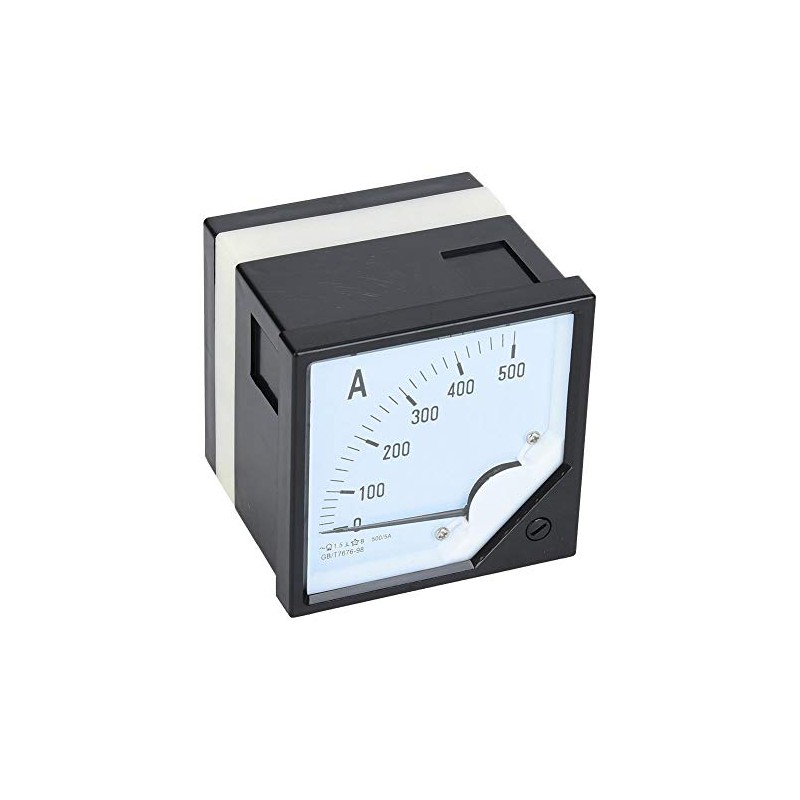 500A Analog Amp Meter Ammeter Panel Current Meter Test Detector
