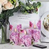 Eldnacele Hydrangea Glass Flameless Candles with Remote and Timer, Realistic
