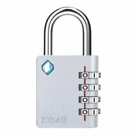 Zaker XD40 Dial Padlock - Grey Locker