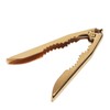 Jeanoko Gold Crab Cracker Non Slip Robust Stainless Steel Nutcracker