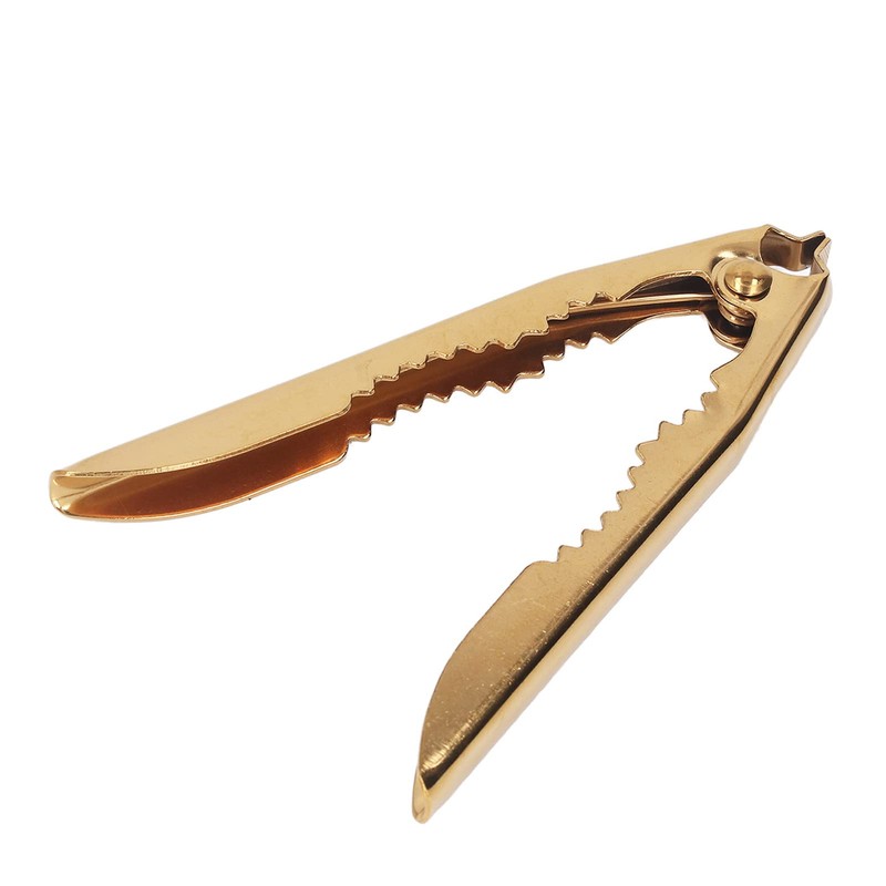 Jeanoko Gold Crab Cracker Non Slip Robust Stainless Steel Nutcracker
