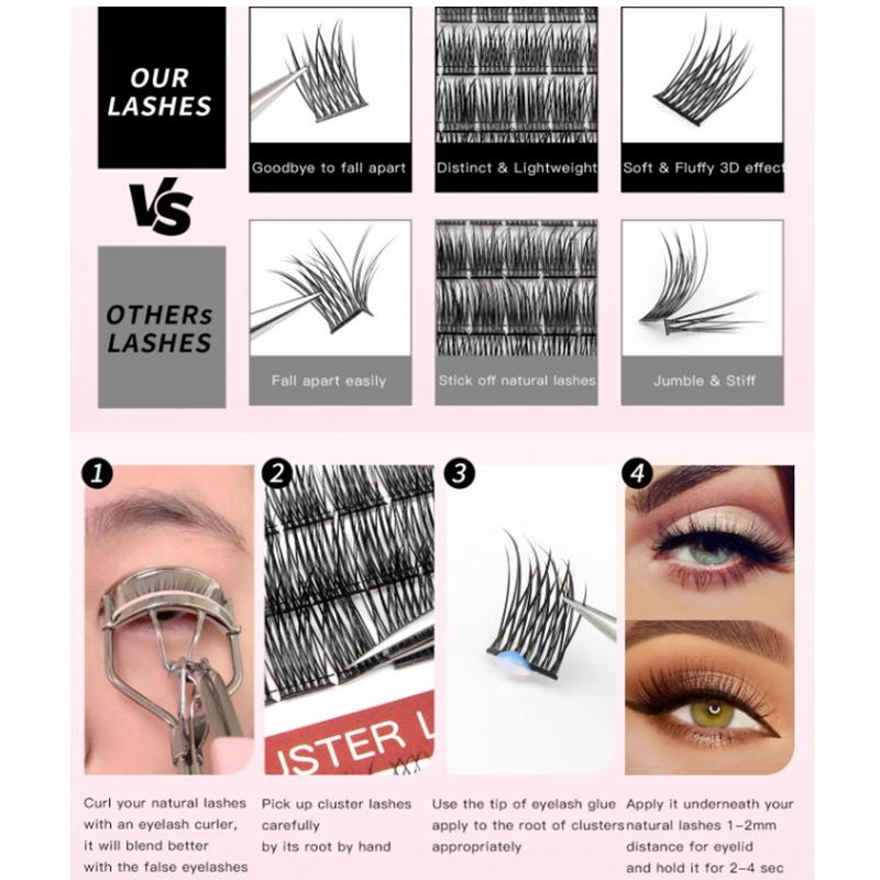 Eyelash Extension Kit Individual Curl False Lash DIY Extension Kit