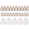 Plasma Consumable Kit P80 Electrode Tip Ceramic Nozzle Set Accessories