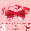 azuza Christmas Dog Collar Santa Print Xmas Dog Collar with
