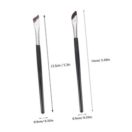 FOMIYES 1set Fine Angled Eyeliner Brush Professional Eyeshadow and Eyeliner Applicator Tools for Precise Eye Makeup Includes Brushes and Angled