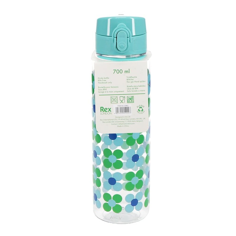 Rex London Drinks bottle with push button lid 700ml -