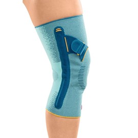 Genumedi® PT Joint Knee Orthosis Mint Blue Size V Right Pad System Improvement Patella Guidance Knee Support Stabilisation Non-Slip