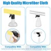 Adiwo Window Vac Cleaning Pads for Karcher, 6Pcs Karcher Window