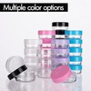 3 Gram Sample Containers With Lids, 50 Count Clear Jars,