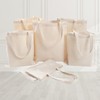 Durable Plain Cotton Eco-Bag for Workshops & Promotions Shoulder Vertical White 3ea