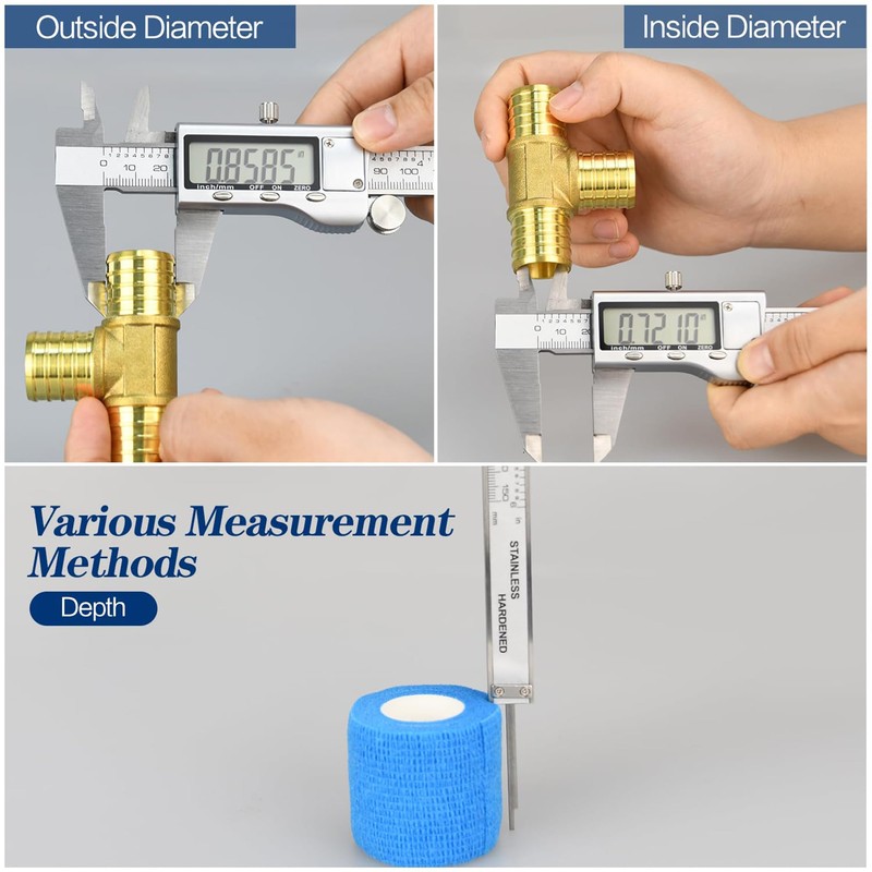 Vernier Calipers Digital Gauge 0-150mm 0-6" Measuring Tool Accuracy for
