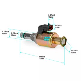 multifunctionshop66 IPR Fuel Injection Pressure Regulator Sensor Valve For Ford F-250 V8 7.3L Diesel