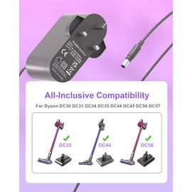 24.35V Charger for Dyson DC35 DC30 DC31 DC34 DC43H DC45 DC56 DC57 Vacuum Dyson DC62 (24.35V)