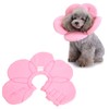 Pet Recovery Collar Adjustable Lightweight Prevent Licking Sunflower Shape Cute