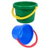 HEMOTON Beach Bucket Sand Bucket Pack of 2 Plastic Buckets