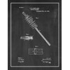 Bottle Cleaner Patent Print Chalkboard with Border (13" x 19")