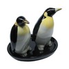 breakfast set :penguin salt and pepper with 2 penguin eggcups