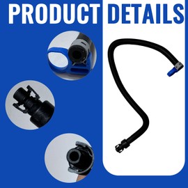 13251447 Engine Coolant Hose Kit for 2011-2016 Chevy Cruze 1.4L Turbo for 2012-2020 Sonic/Trax/Buick Encore 1.4L | Direct Replacement Coolant Bypass Inlet Pipe, Radiator Upper Inlet Line