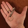 BRASS STORE Key Hook (Silver), Silver, Key Chain, Fish Hook,
