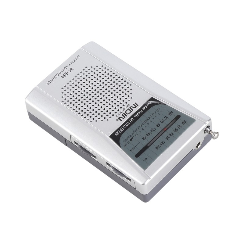 Mini Radio Battery Powered Portable Multifunction AM FM Radio Player