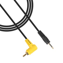 PNGKNYOCN 3.5mm Mono to RCA Cable ，90 Degree Right Angle RCA Male to 1/8 inch Male Audio Converter Cable for Speakers, Subwoofer,Amplifier（1.8M/6FT