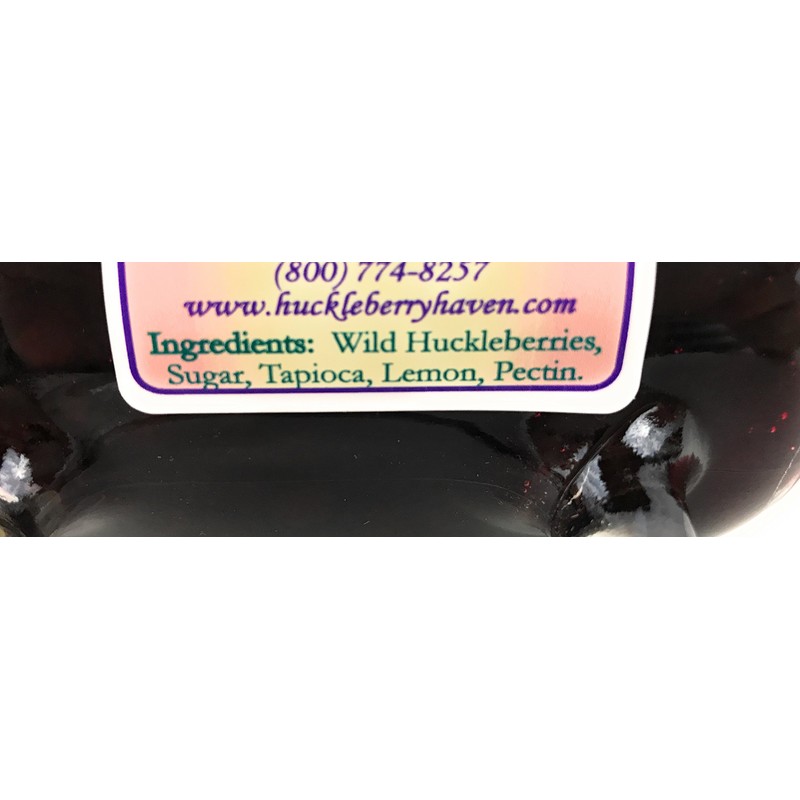 Wild Huckleberry Pie Filling from Huckleberry Haven, 20 oz mug