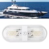 RV Ceiling Light LED Fixture Double Dome 4500K Camp Trailer