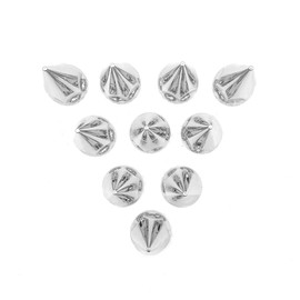 High Soar 33mm Chrome Nut Covers Caps Push-ON Lug Nut Fitting 10 Pcs Screw on Lug Nut Cover Truck Wheel hubcap Accessories (Spiked)